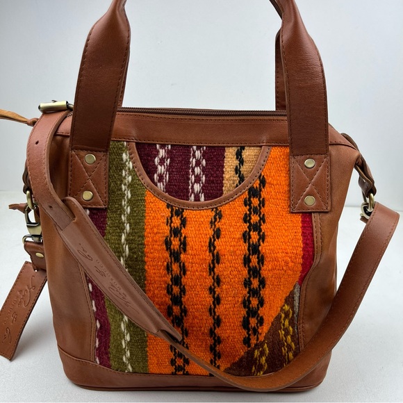 Nena & Co. Handbags - Nena & Co Morocco Sonia Collection Woven Panel